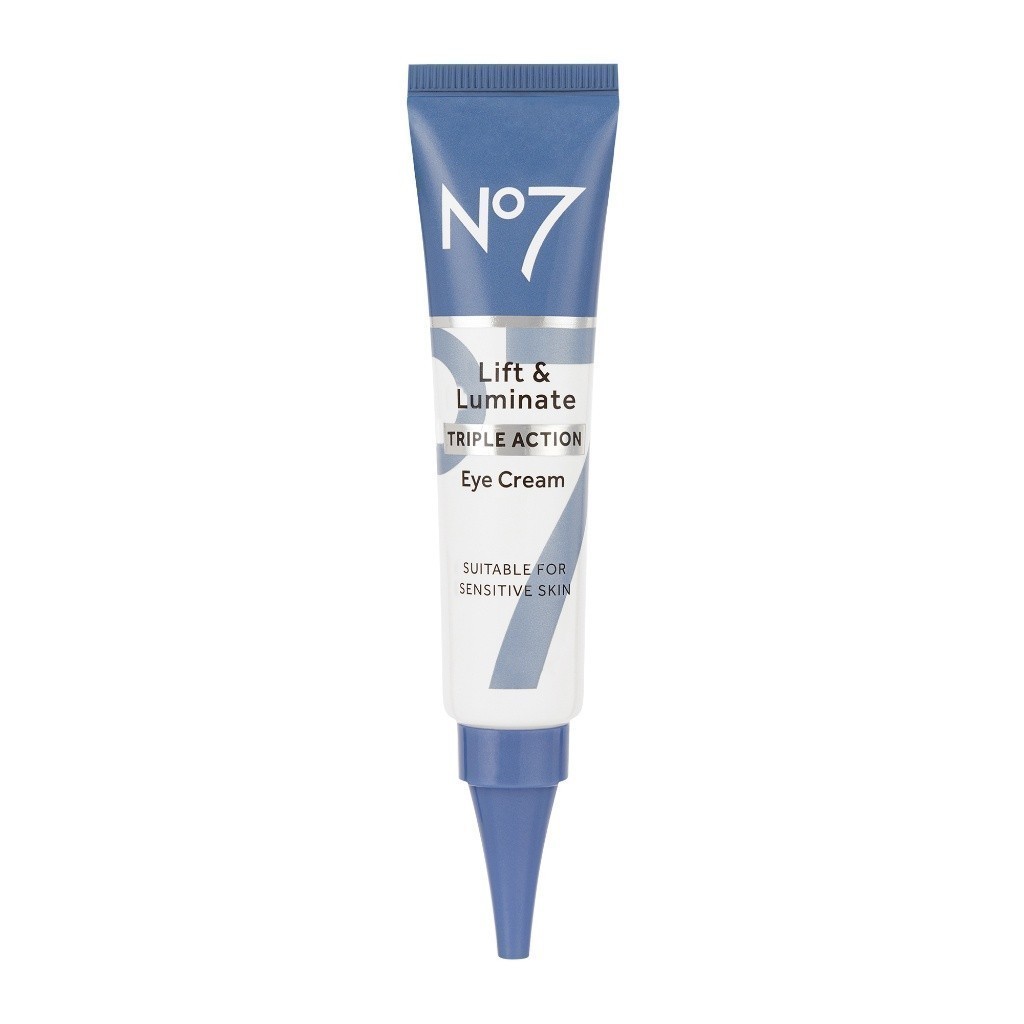 No7 Lift & Luminate Triple Action Eye Cream 15 ML นัมเบอร์เซเว่น ลิฟท์ แอนด์ ลูมิเนท ทริปเปิ้ล แอคชั