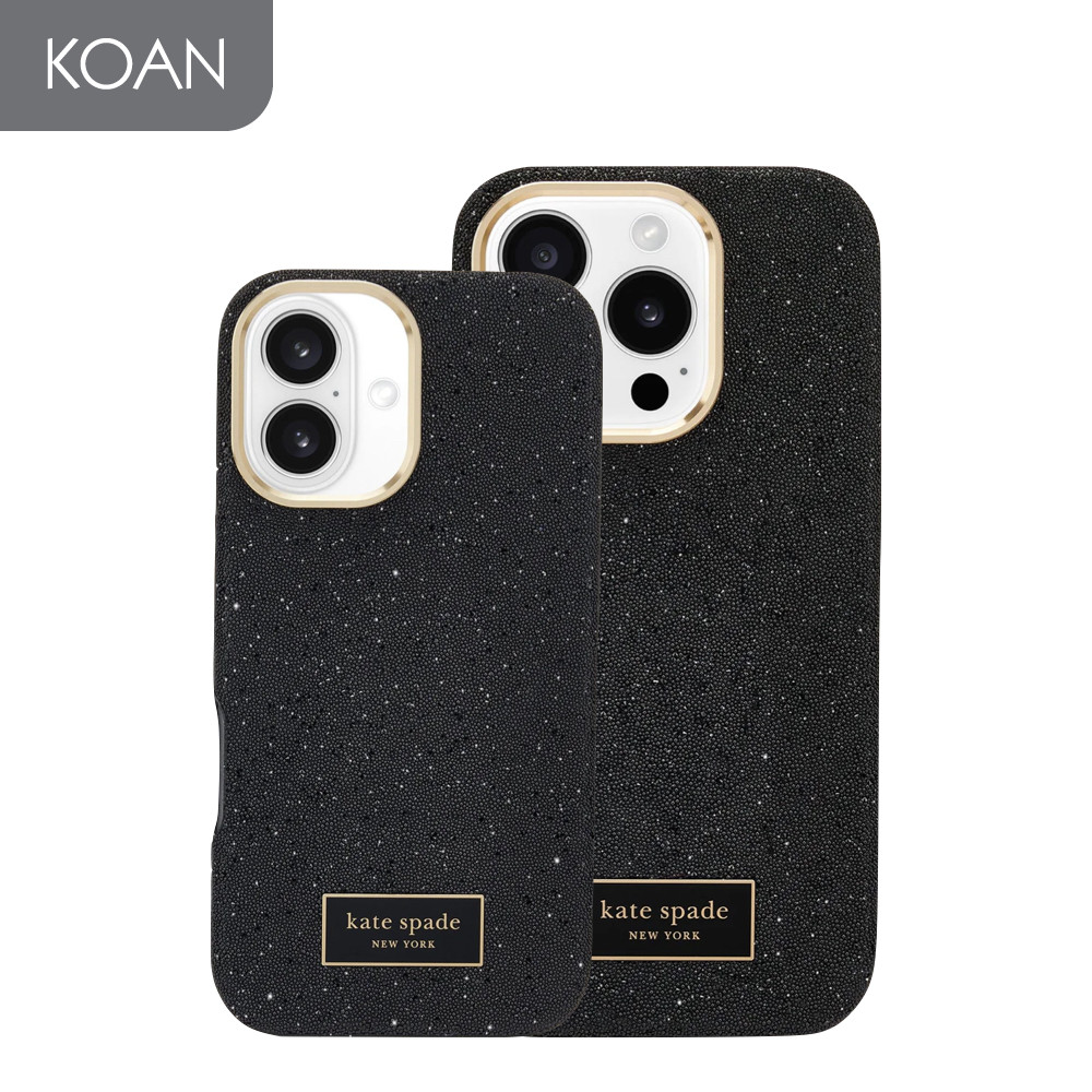 KATE SPADE Crystal Pave Mag for iP 16 / 16 Plus / 16 Pro / 16 Pro Max - Nightfall