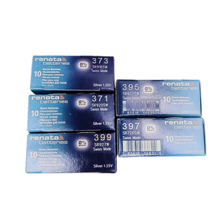 ถ่านกระดุม renata(รีนาต้า) 399 SR927W ,927W 1.55V Swiss Made ของแท้​ แบ่งขายจำนวน 1ก้อน