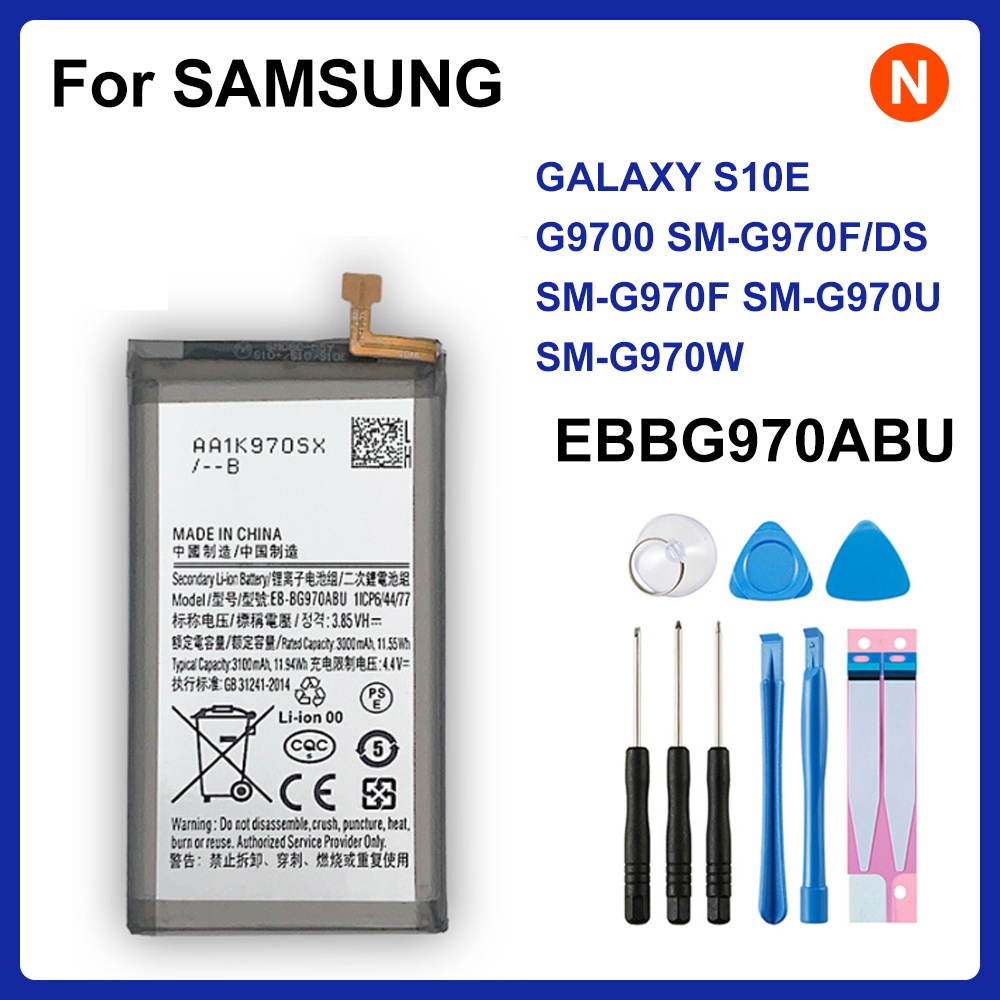 SAMSUNG Original EB-BG970ABU 3100MAh แบตเตอรี่สำหรับ Samsung Galaxy S10E S10 E G9700 SM-G970F /Ds SM