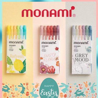 ทักแชทแจกโค้ด มาใหม่ ปากกาสี Monami Live Color ชุดเซ็ต 6 สี ด้ามขาว พร้อมแพ็คเกจ หัวกลมและหัวตัด