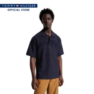 Tommy Hilfiger เสื้อโปโลผู้ชาย รุ่น MW0MW33280 DW5 - สีน้ำเงิน