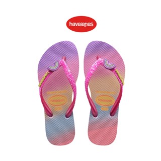 Havaianas รองเท้าแตะเด็ก Kids Slim Glitter II PINK LEMONADE/FLUX PINK รุ่น41469762139PIXX (รองเท้า รองเท้าแตะ รองเท้าเด็ก)