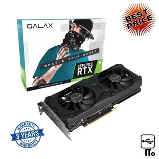 VGA GALAX GEFORCE RTX 3060 1-CLICK OC - 12GB GDDR6 LHR VERSION Lite Hash Rate ประกัน 3Y