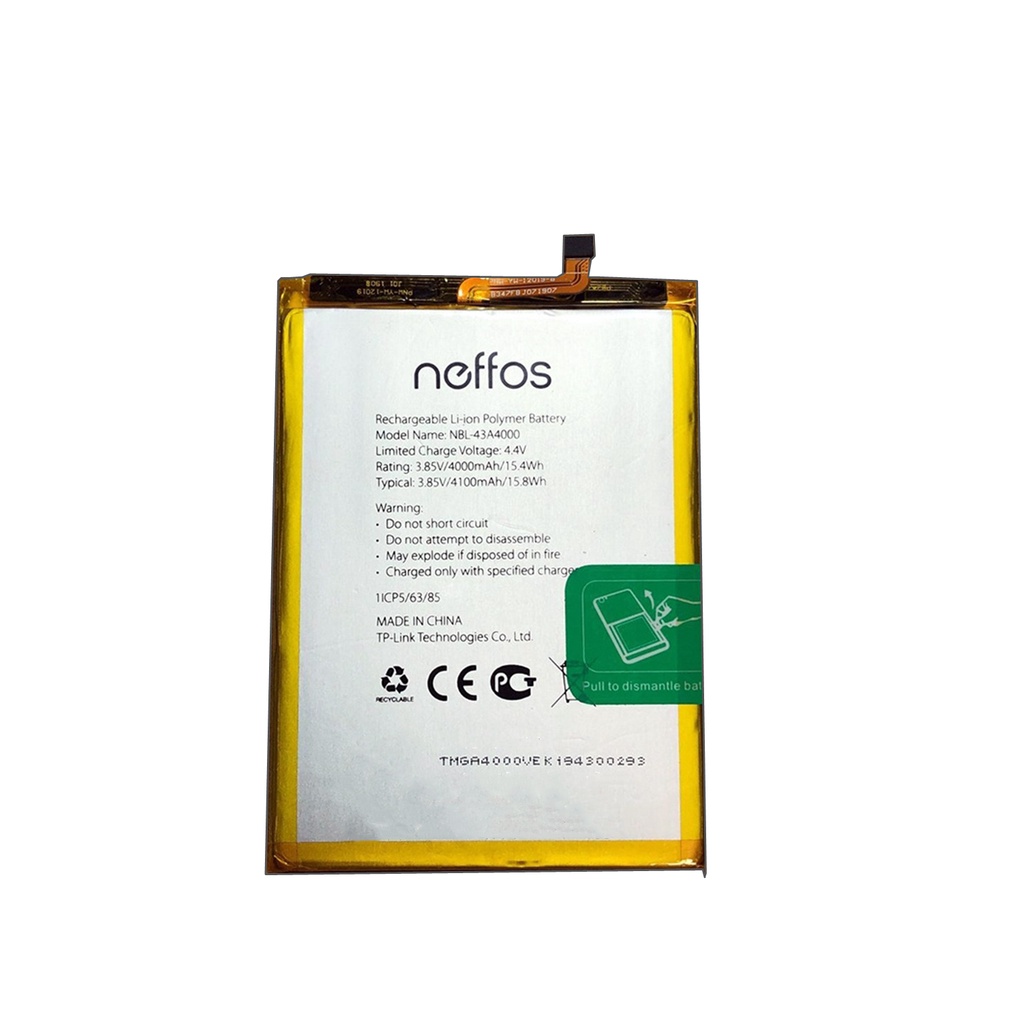 ใหม่4100MAh แบตเตอรี่ NBL-43A4000สำหรับ TP-Link Neffos X20/X20 Pro TP7071A TP9131A โทรศัพท์มือถือ