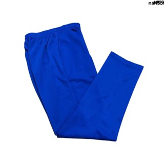 Blue @ กางเกงนักเรียน ขากว้าง ทรงหลวม สีฟ้า สําหรับผู้ชาย และผู้หญิง
