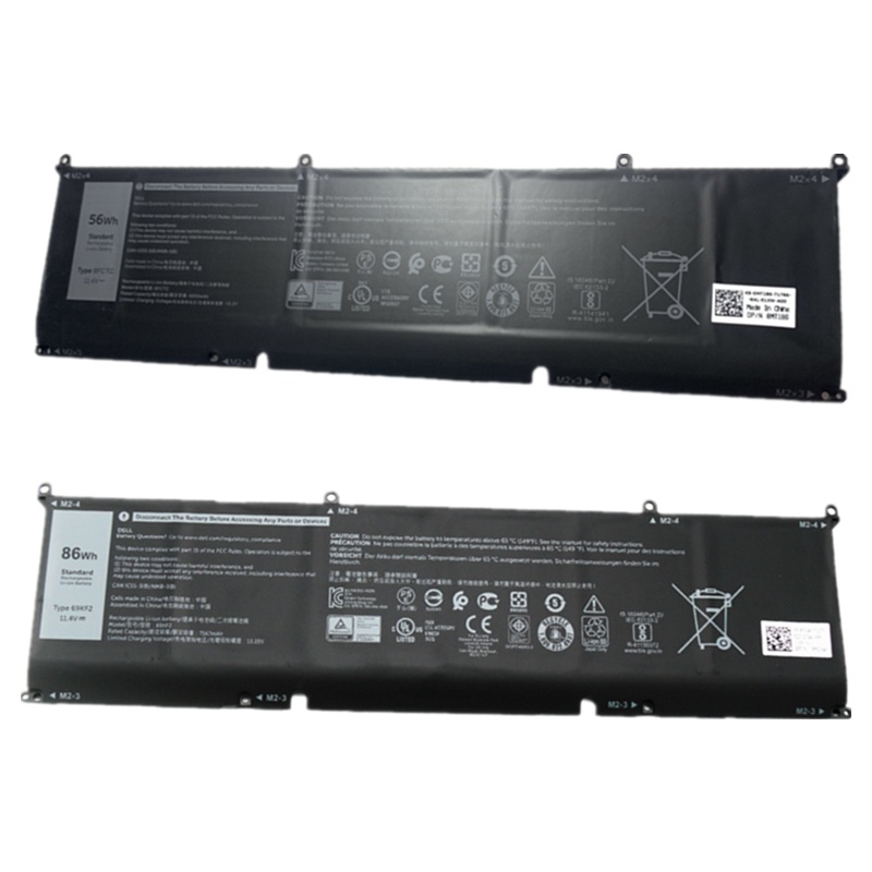 69KF2 8FCTC DVG8M 70N2F M59JH P8P1P Laptop Battery For Dell Alienware M15 M17 R3 R4 XPS 15 9500 Prec
