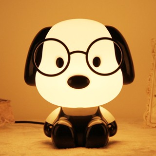 การ์ตูนสไตล์น่ารัก LED วัสดุพีวีซี ins tiktok โคมไฟตั้งโต๊ะห้องนอน