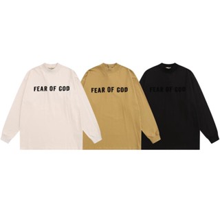 พร้อมส่ง เสื้อยืด แขนยาว ทรงหลวม ลาย FOG FEAR OF GOD Season 8