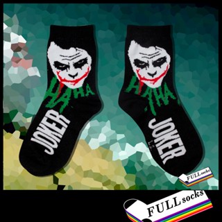 ถุงเท้าลาย​ โจ๊กเกอร์ ขนาด Free Size Joker Socks_A29