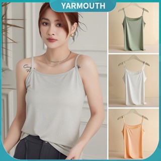 Yyr_ เสื้อกั๊ก แขนกุด ไร้รอยต่อ สายรัดปรับได้ สีพื้น เหมาะกับฤดูร้อน สําหรับผู้หญิง ทุกโอกาส