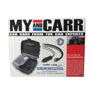 MY&amp;CARR ปั๊มลมไฟฟ้า เครื่องปั้มลมไฟฟ้า #Carry Case [EX] สำหรับรถยนต์ ลิขสิทธิ์แท้100%