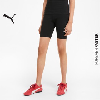 PUMA SPORT CLASSICS - กางเกงเลกกิ้งขาสั้นผู้หญิง Classics Womens Short Leggings สีดำ - APP - 53023401