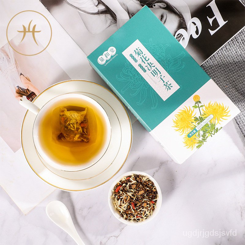 ชาเมล็ดขี้เหล็กดอกเบญจมาศ Lianghetang150gบรรจุกล่อง ที่กำหนดเอง OJ6J