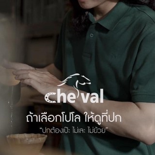 Cheval Polo body fit basic เสื้อโปโล ทรงพอดีตัว Basic (Slim Fit) ดีไซน์เรียบง่าย สวมใส่ได้ทุกโอกาส