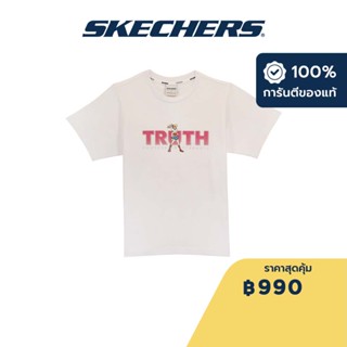 Skechers สเก็ตเชอร์ส เสื้อยืดแขนสั้นเด็กผู้หญิง Girls Warner Bros. Short Sleeve Tee Apparel - SL323G332-00GK