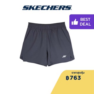 Skechers สเก็ตเชอร์ส กางเกงวิ่งขาสั้นผู้ชาย Men Running Shorts Apparel - SP22Q4M427-CHAR