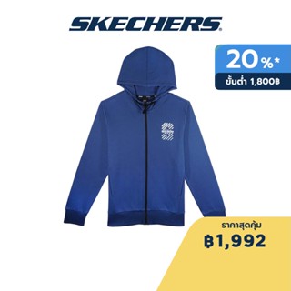 Skechers สเก็ตเชอร์ส เสื้อแจ็คเก็ตมีฮู้ดผู้ชาย Men Hooded Jacket  Apparel - SL323U326-015B