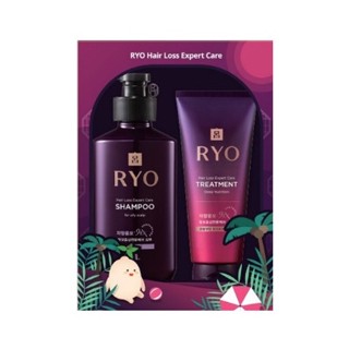 Ryo Hair Loss Expert Care Duo Pack ชุดผลิตภัณฑ์ทำความสะอาดและบรรเทาผมหลุดร่วง สูตรสำหรับหนังศีรษะและผมมันโดยเฉพาะ