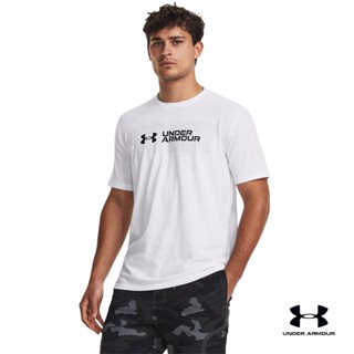 Under Armour Mens UA Wordmark Overlay Short Sleeve