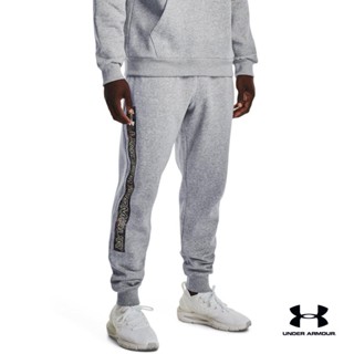 Under Armour UA Mens Rival Fleece Graphic Joggers กางเกงจ็อกเกอร์ เทรนนิ่ง สำหรับผู้ชาย