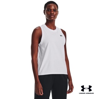 Under Armour UA Womens Essential Cotton Stretch Tank อันเดอร์ อาร์เมอร์เสื้อออกกำลังกายสำหรับเทรนนิ่ง สำหรับผู้หญิง