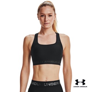 Under Armour UA Womens Armour® Mid Crossback Sports Bra อันเดอร์ อาเมอร์ บราเทรนนิ่ง สำหรับผู้หญิง รุ่น Mid Crossback