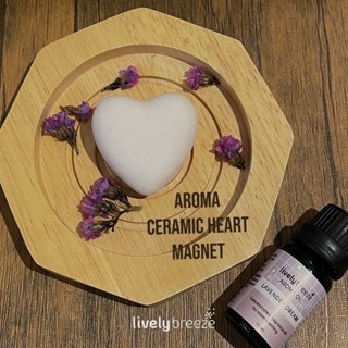 Aroma Heart Ceramic Magnet 💗หัวใจเซรามิกติดแม่เหล็ก