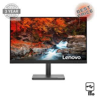 Monitor 23.8 LENOVO L24e-30 (VA, VGA, HDMI) 75Hz ประกัน 3Y จอคอม จอมอนิเตอร์ จอคอมพิวเตอร์