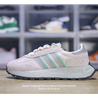 Adidas Originals Retropy Boost E5 series รองเท้าผ้าใบลําลอง เหมาะกับการวิ่งจ็อกกิ้ง