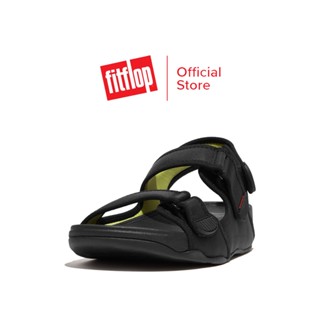 FITFLOP GOGH MOC WATER-RESISTANT รองเท้าแตะแบบรัดส้นผู้ชาย รุ่น GT5-001 สี BLACK