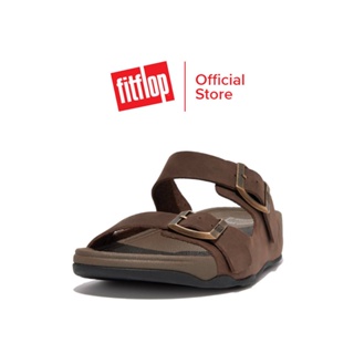 FITFLOP GOGH MOC LEATHER รองเท้าแตะผู้ชาย รุ่น GD2-167 สี Chocolate Brown