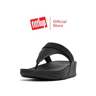 FITFLOP LULU OPUL TRIM LEATHER รองเท้าแตะแบบหูหนีบผู้หญิง รุ่น GQ8-001 สี BLACK