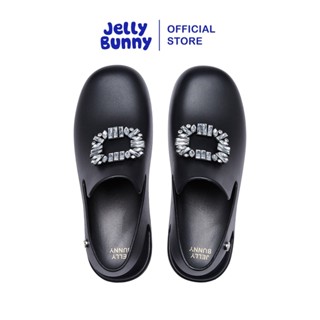 JELLY BUNNY รองเท้าแตะ BELINDA CRYSTAL SQUARE FLATS SANDALS รุ่น B23WLSI037