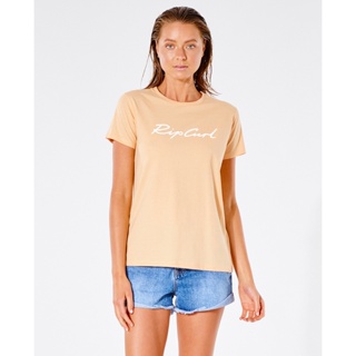 RIP CURL   เสื้อยืด GTEMP9 SCRIPT STANDARD TEE S21