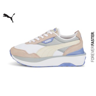 PUMA EVOLUTION - สนีกเกอร์ผู้หญิง Cruise Rider สีขาว - FTW - 37507243