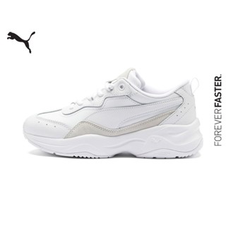 PUMA BASICS - รองเท้ากีฬาผู้หญิง Cilia Lux สีขาว - FTW - 37028205