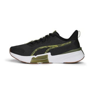 PUMA TRAINING - รองเท้าออกกำลังผู้ชาย PWRFrame TR 2 Tiger Camo สีดำ - FTW - 37797102