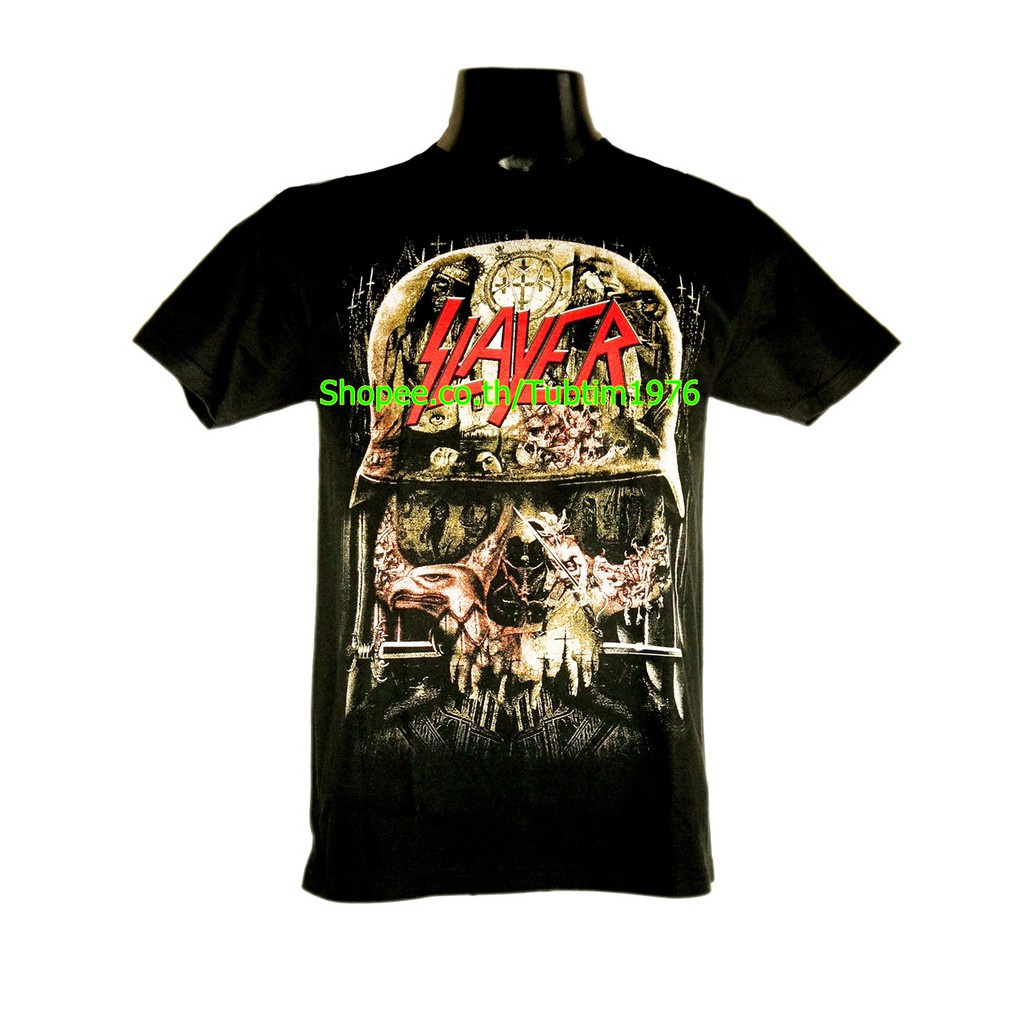 เสื้อวง Slayer วงดนตรีต่างประเทศ วินเทจ สเลเยอร์ SLR1666