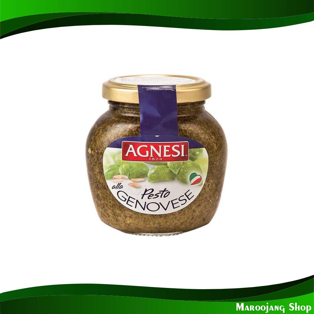 เจโนเวเซ่ เพสโต้ซอส แอคเนซี 185 กรัม Genovese Pesto Sauce Agnesi