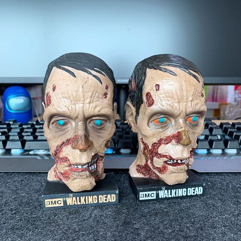 ของแท้ โมเดลฟิกเกอร์ สยองขวัญ the walking dead the walking dead Head Zombie Zombie