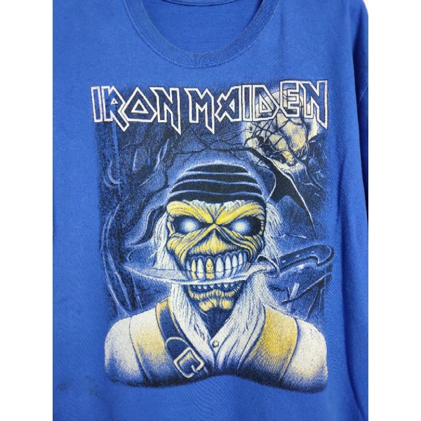 เสื้อวง มือสอง Iron Maiden อก 44 ยาว 27