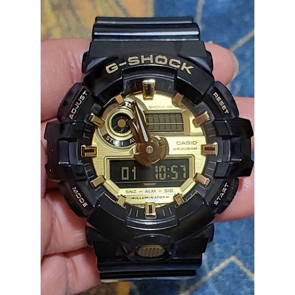 นาฬิกา G-Shock รุ่น GA-710GB-1ADR แท้ ผลิตไทย หน้าปัดทองคำแท้