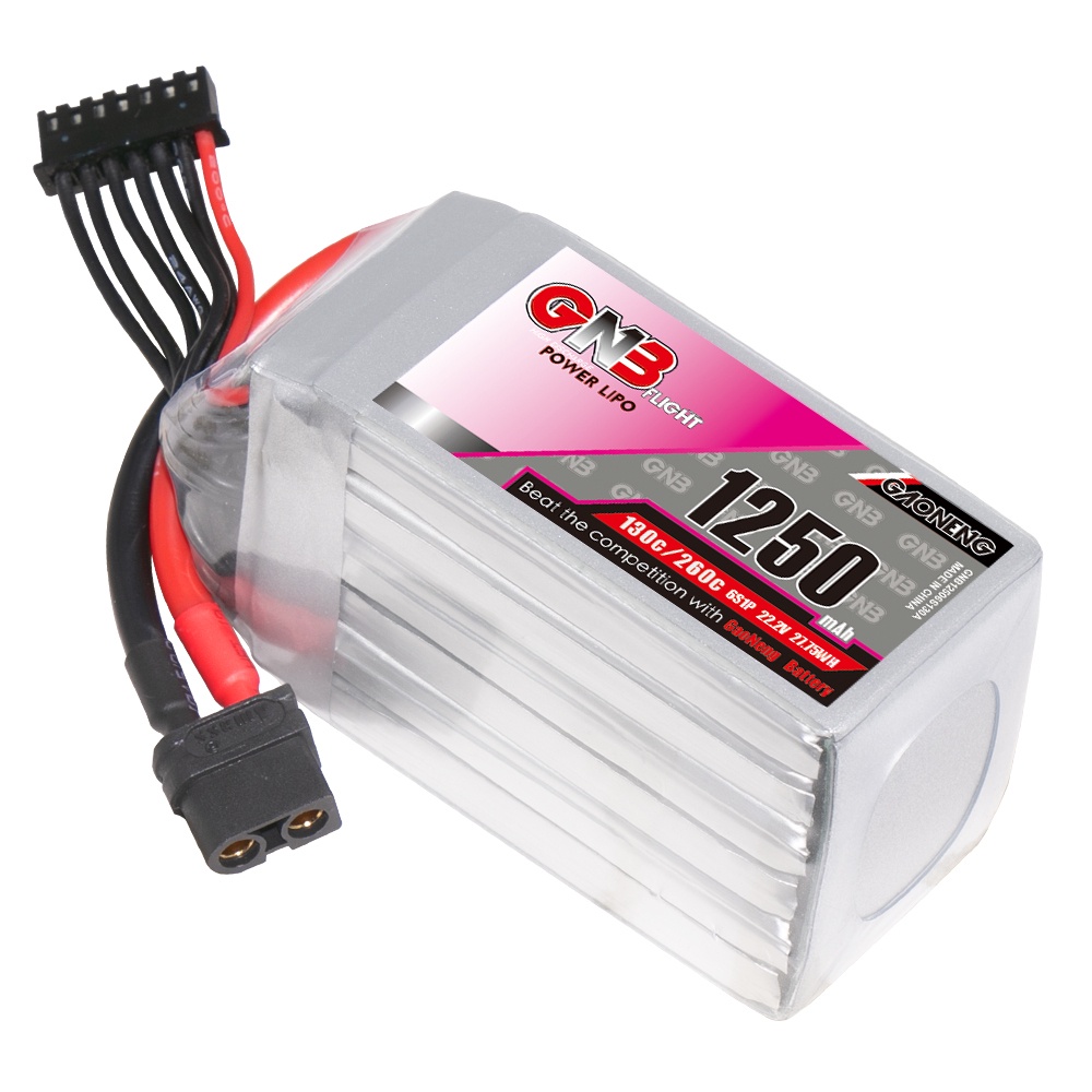 ✼GAONENG GNB 1250MAH 6S 22.2V 130C XT60 RC LiPo Battery FPV Drone Racing