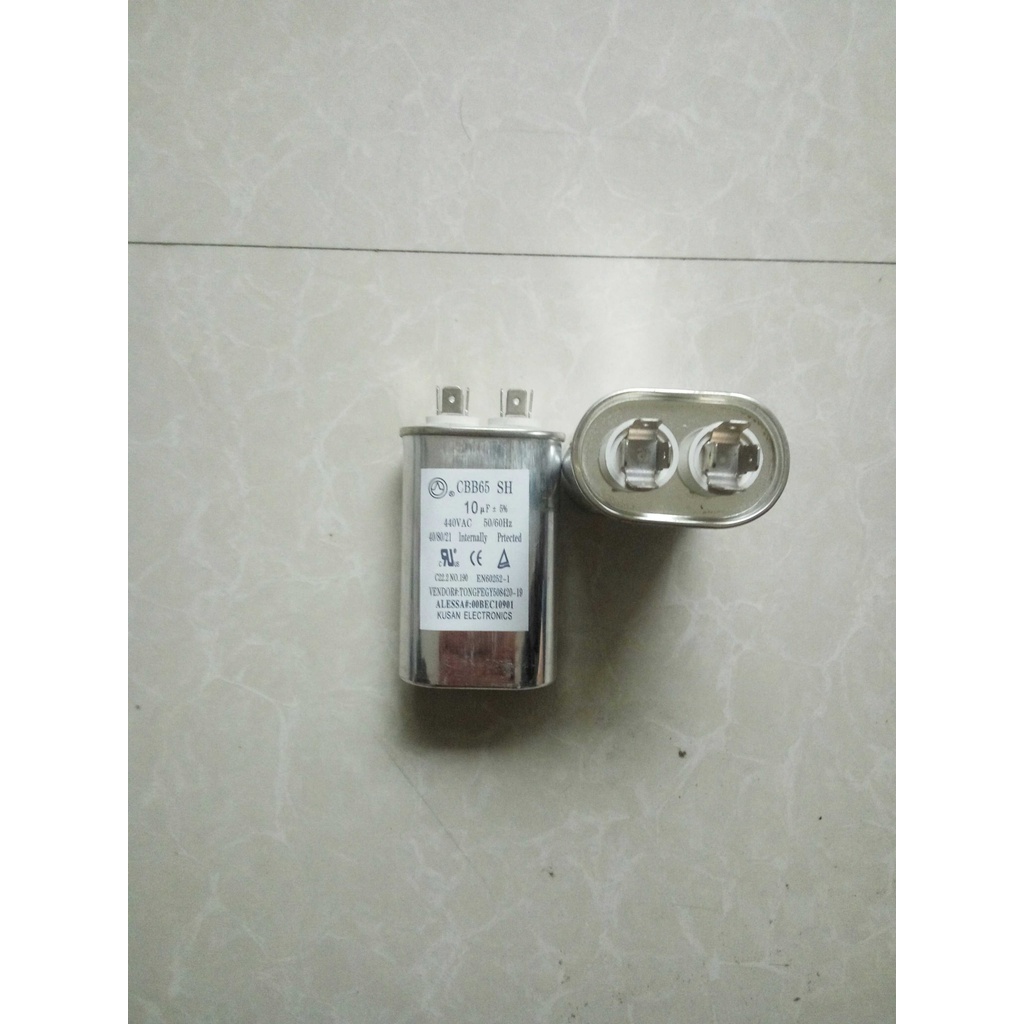 C cbb65-sh, 10uf/440vac รูปไข่ตัวเก็บประจุอุปกรณ์เครื่องตัวเก็บประจุมอเตอร์ตัวเก็บประจุมอเตอร์ทํางาน