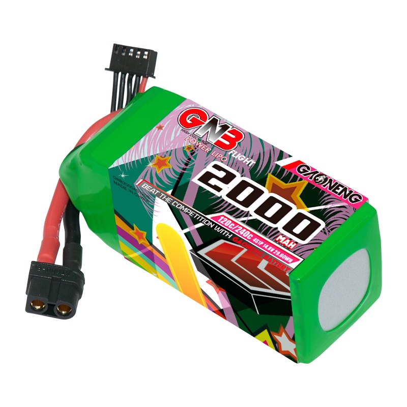 ⁂GAONENG GNB 2000MAH 14.8V 4S 120C XT60 RC LiPo Battery Drone FPV Free Style Long Range