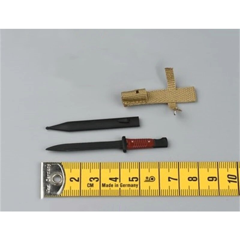 76U DID D80152 1/6 WWII African Corps Infantry 98K Metal Bayonet Model Accessories Fit 12 Inch Actio