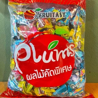 บ๊วยฟรุ๊ตทาซี่ Fruitasy 1 กิโล บ๊วยรวมรส เนื้อแน่น เม็ดใหญ่ อร่อย เคี้ยวเพลิน ผลไม้อบแห้ง