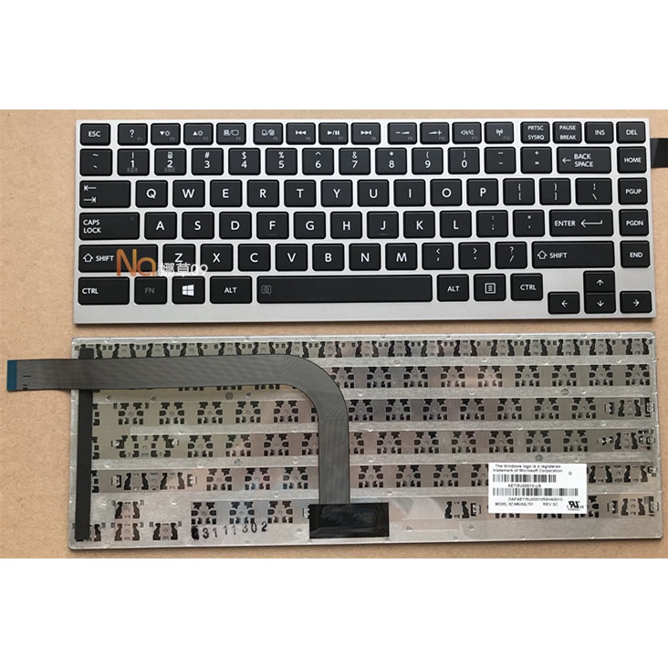 Toshiba Toshiba Satellite W30 W35 W30DT-A W30T คีย์บอร์ดแบ็คไลท์