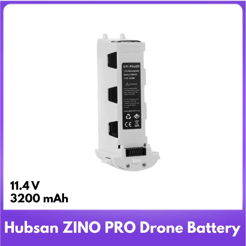 แบตเตอรี่ใหม่สำหรับ Hubsan H117S Zino, Hubsan ZINO PRO Drone 11.4V 3200MAh GiFi Power Drone อุปกรณ์เ